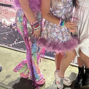 Nasty Gal Sparkle Pants